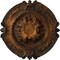Ekena Millwork Southampton Ceiling Medallion (Fits Canopies up to 2 3/4"), Hand-Painted Rust, 16 3/8"OD x 1 3/4"P CM17SORUS - alternate 1